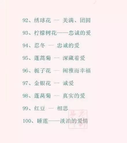 情人节送男友什么情人节攻略｜100种鲜花的花语，你肯定需要