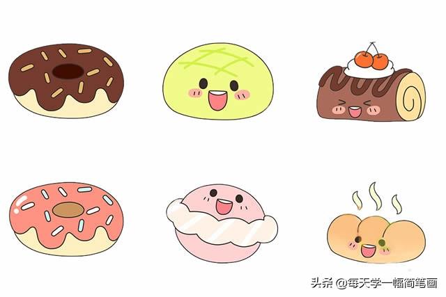 三层生日蛋糕简笔画 生日蛋糕图片大全 最新图片简笔画