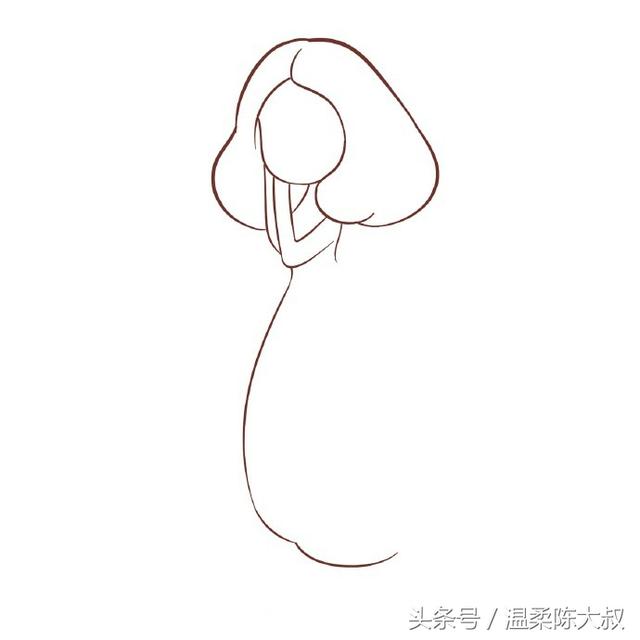 一年级美人鱼公主画,100种女生可爱简笔画卡通