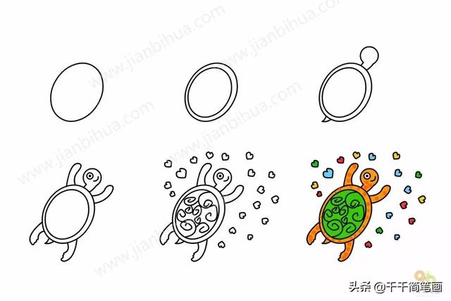三岁儿童最简单的画 1一3岁简笔画图片大全