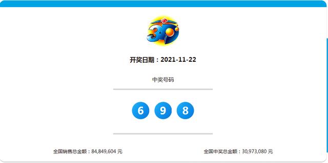 福彩3D第313（11月23日）期分析预测