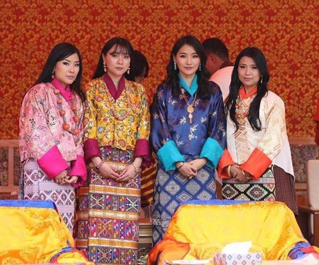 【辛利】不丹老国王有福了:娶了四个姐妹,生了五个如花似玉的公主,比