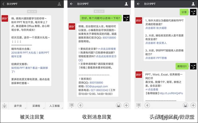 一分钟学习微信公众号的自动回复! 一分钟学习微信公众号的自动回复!