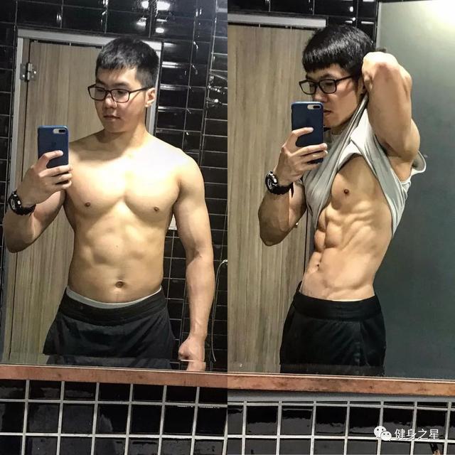 擼鐵5年蛻變肌肉型男，腹肌人魚線撩妹無數，健身果然是把整容刀 健身減肥達人 第6张