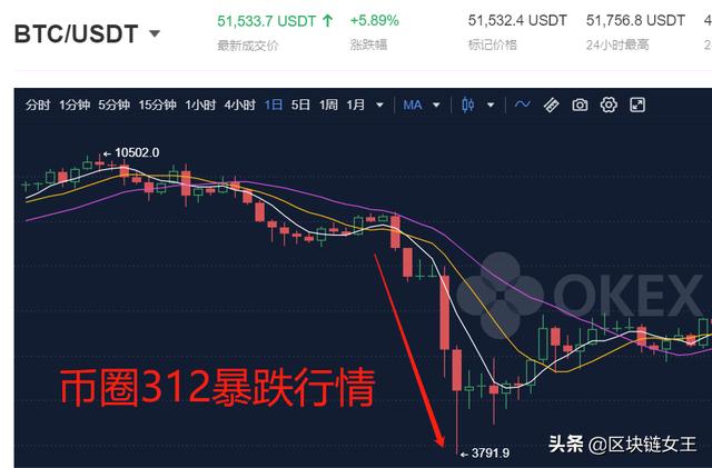 比特币十年价格走势图（币圈312魔咒，24小时比特币价格腰斩，今年还会重现吗）