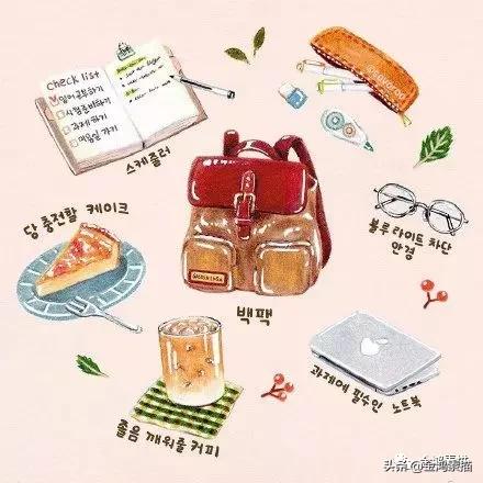 100种可爱小零食简笔画 可爱的简笔画 呆萌 手帐零食