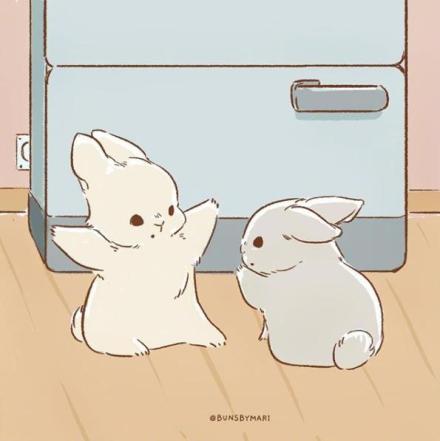 可爱小兔子图片简单画 儿童画画图片大全兔子