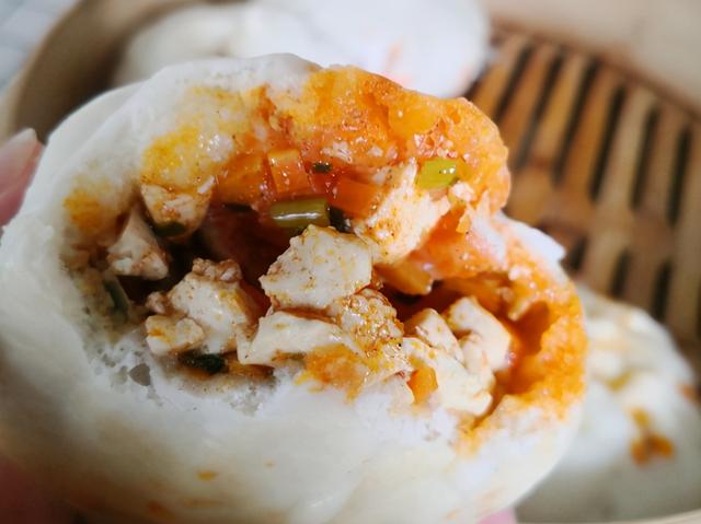 麻婆豆腐包的秘製做法，配方比例教給你，皮薄餡香，比肉包還好吃 熱愛美食 第3张