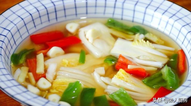 娃娃菜不用炒，用涼白開泡一泡，很爽口，沒有油膩感 熱愛美食 第18张