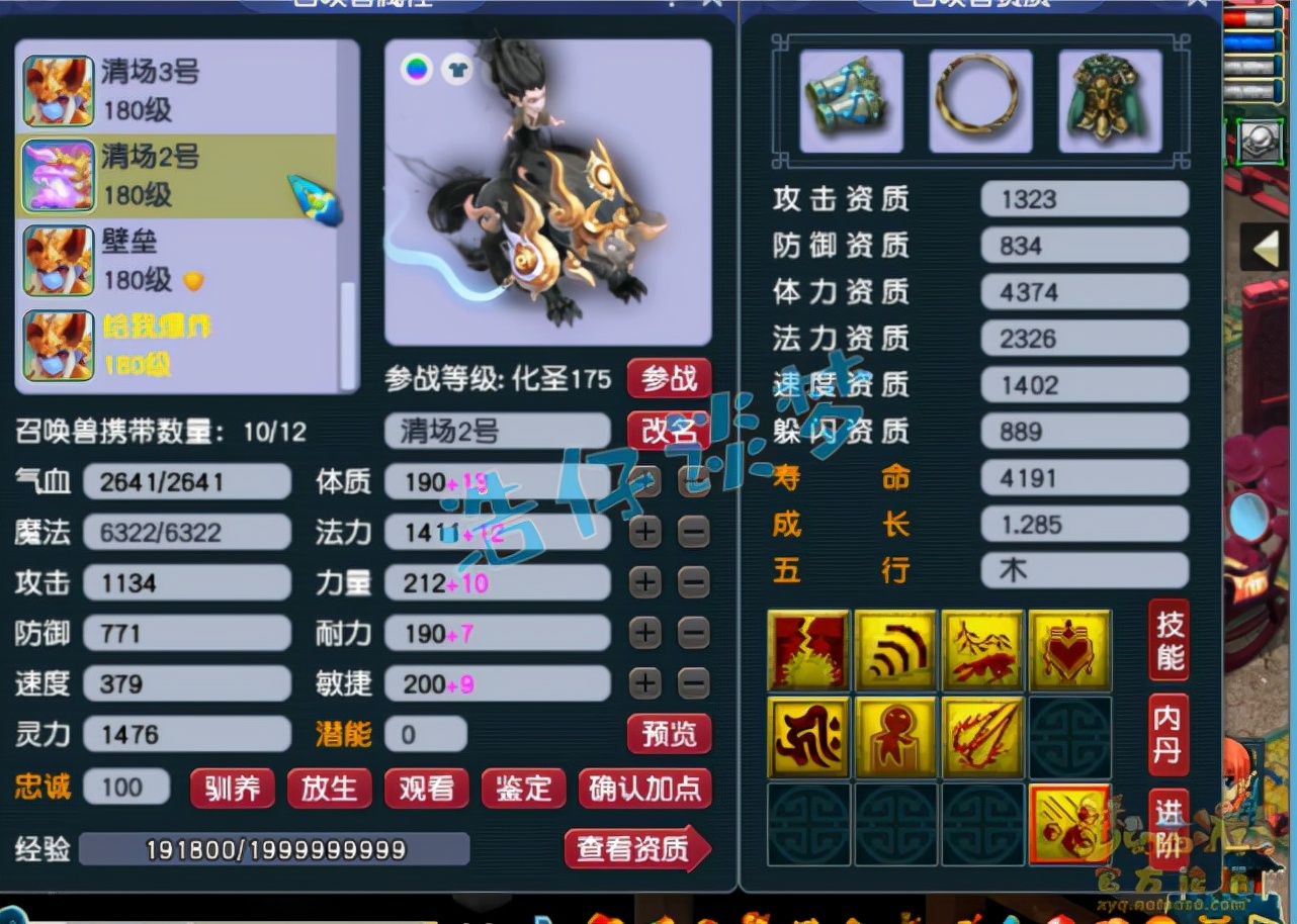 梦幻西游：网红区的175化生，全身愤怒5特技，华山的“香饽饽”
