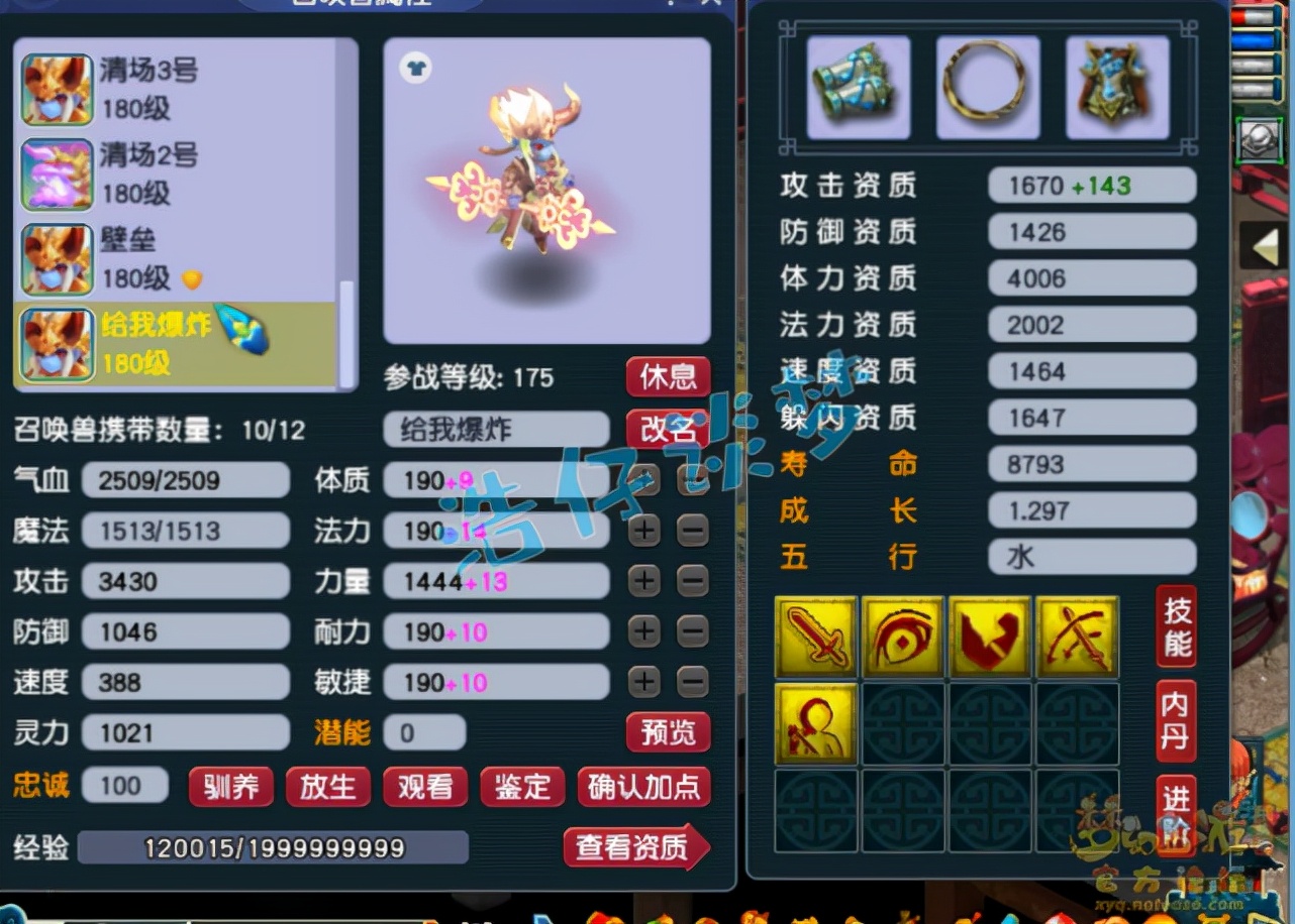 梦幻西游：网红区的175化生，全身愤怒5特技，华山的“香饽饽”