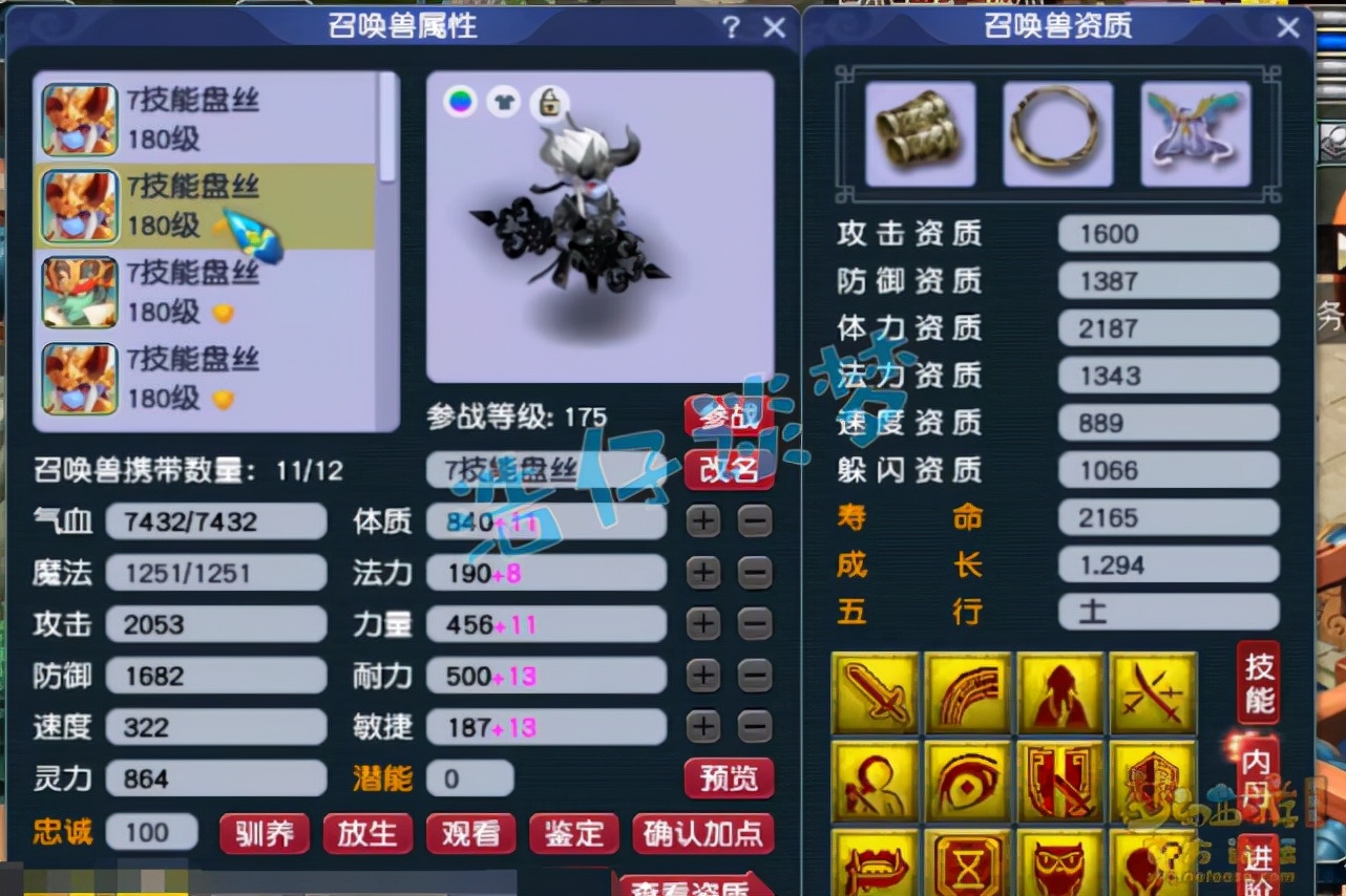 梦幻西游：175极品服战号，愤怒5特技加身，方寸女儿随便转