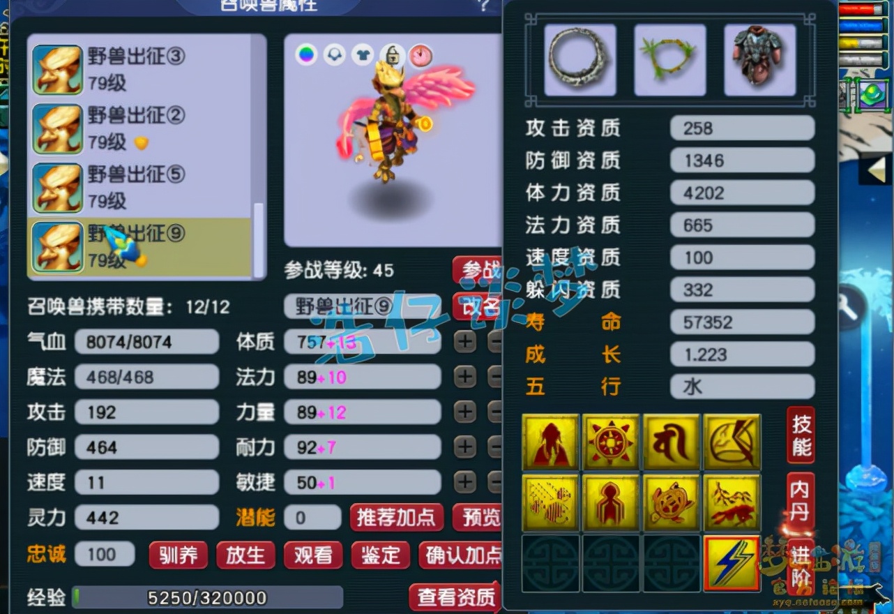 梦幻西游：69顶级花果山9件无级别，12只宝宝碾压服战宠，天花板