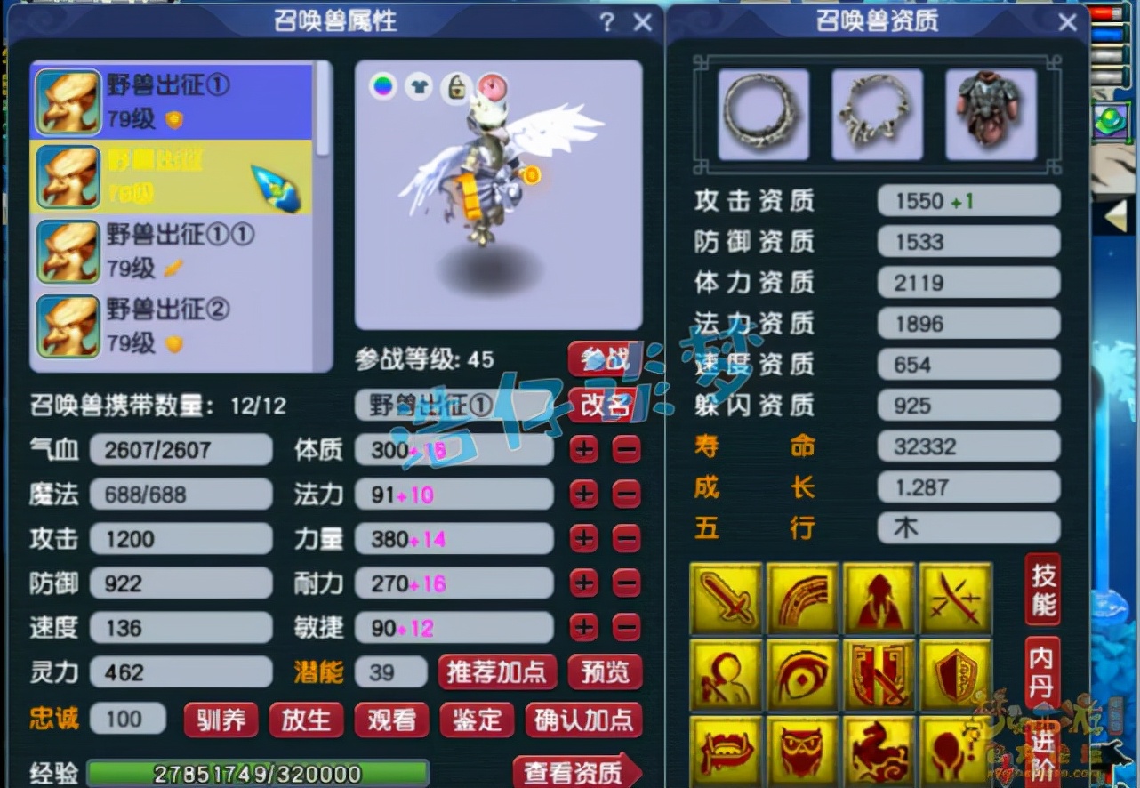 梦幻西游：69顶级花果山9件无级别，12只宝宝碾压服战宠，天花板