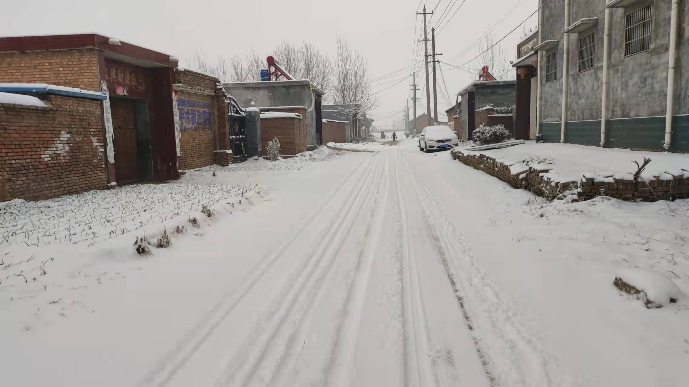 一夜大雪过后,足迹暴露出村庄的实情,农村是不是都这样