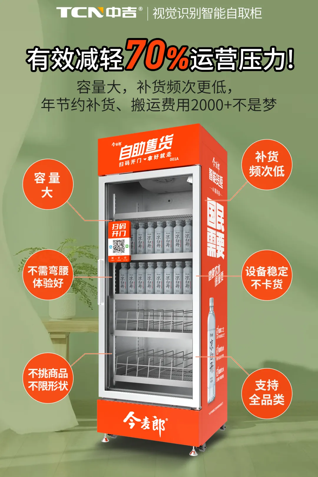 低至0元!這款中吉&今麥郎聯名款智能貨柜你值得擁有