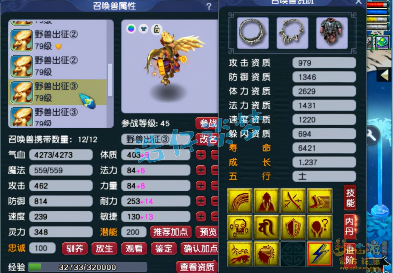 梦幻西游：69顶级花果山9件无级别，12只宝宝碾压服战宠，天花板