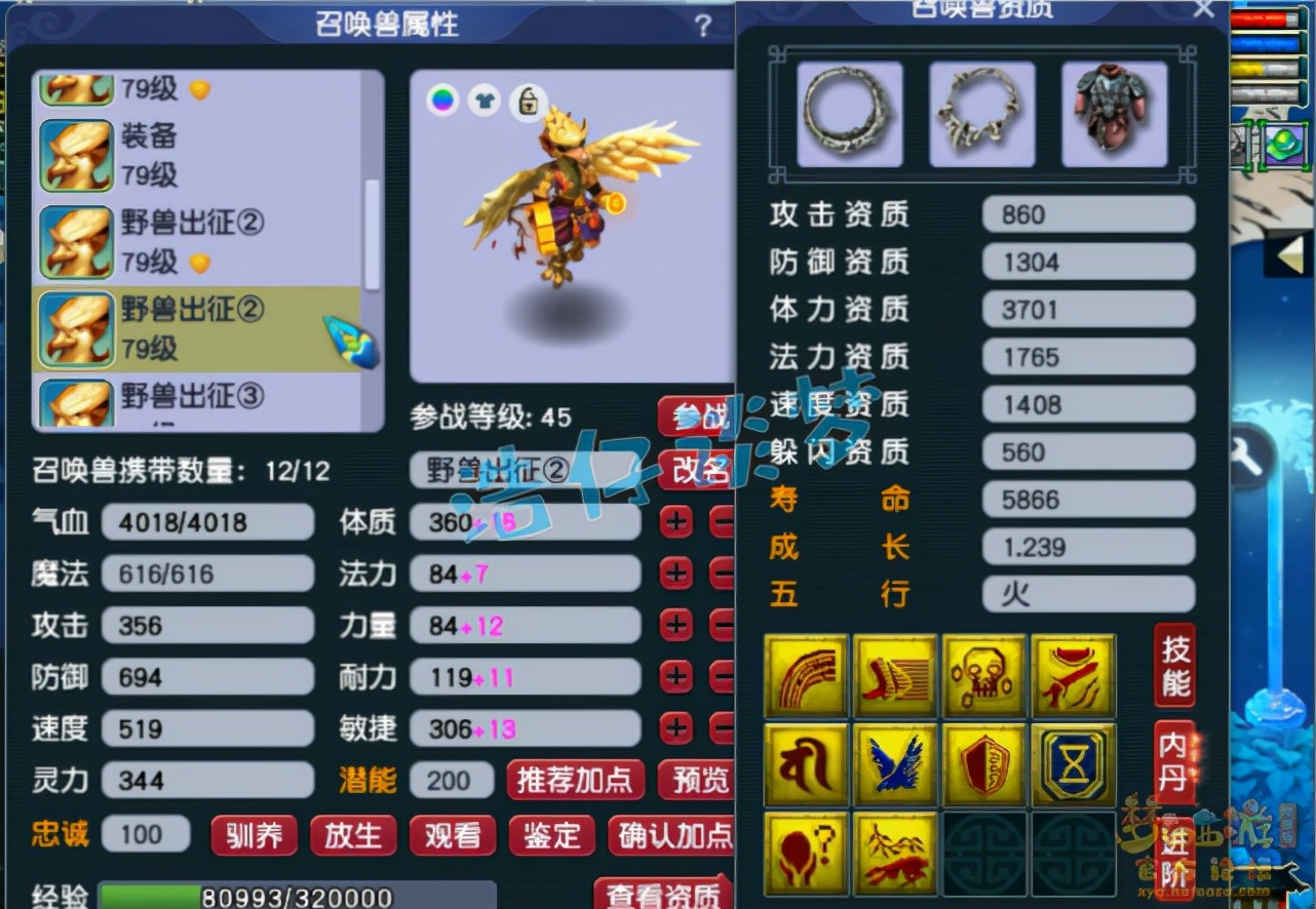 梦幻西游：69顶级花果山9件无级别，12只宝宝碾压服战宠，天花板