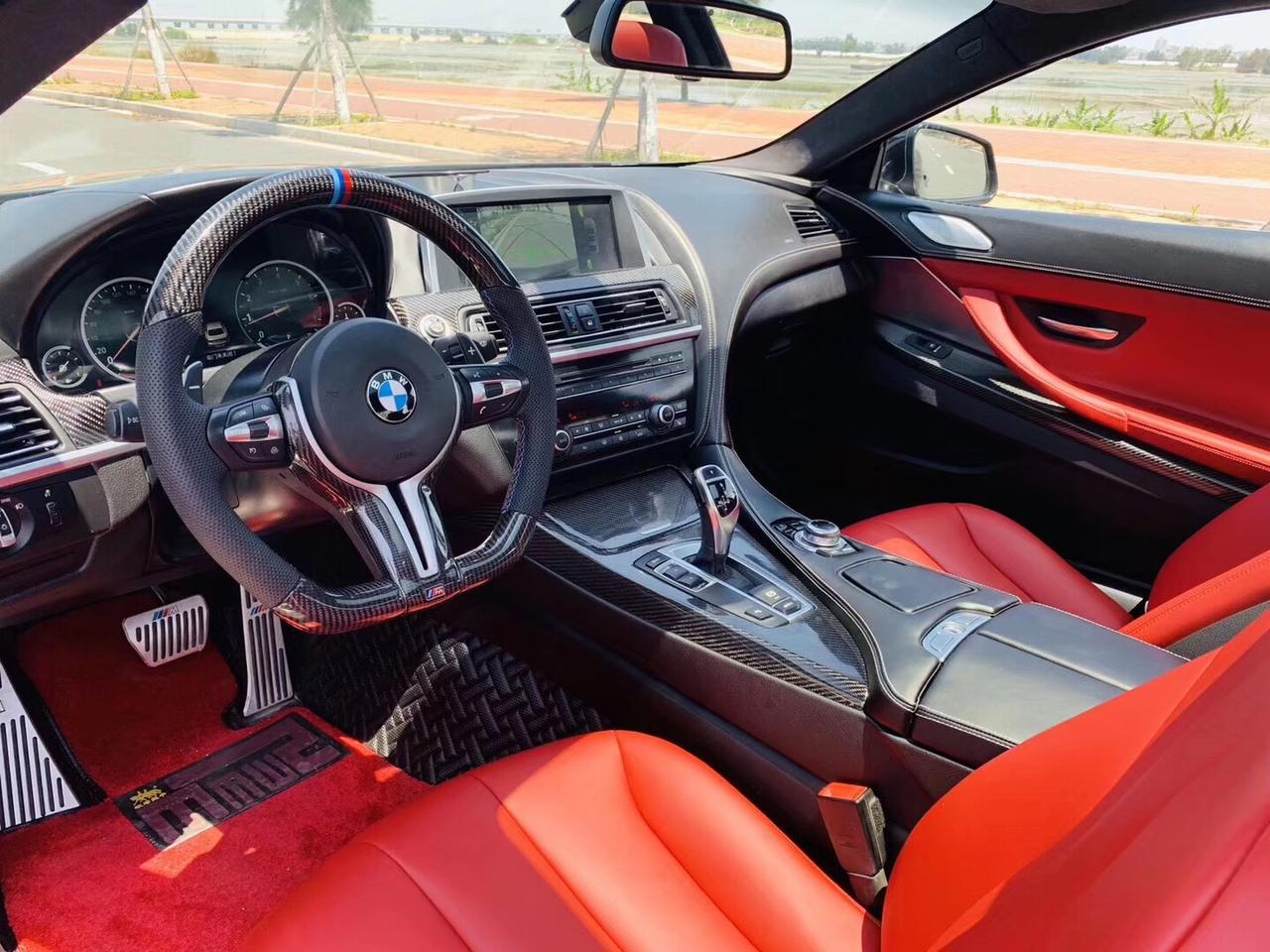 宝马6系转让13年宝马640i双门四座豪华轿跑红色内饰极致奢华价格398万