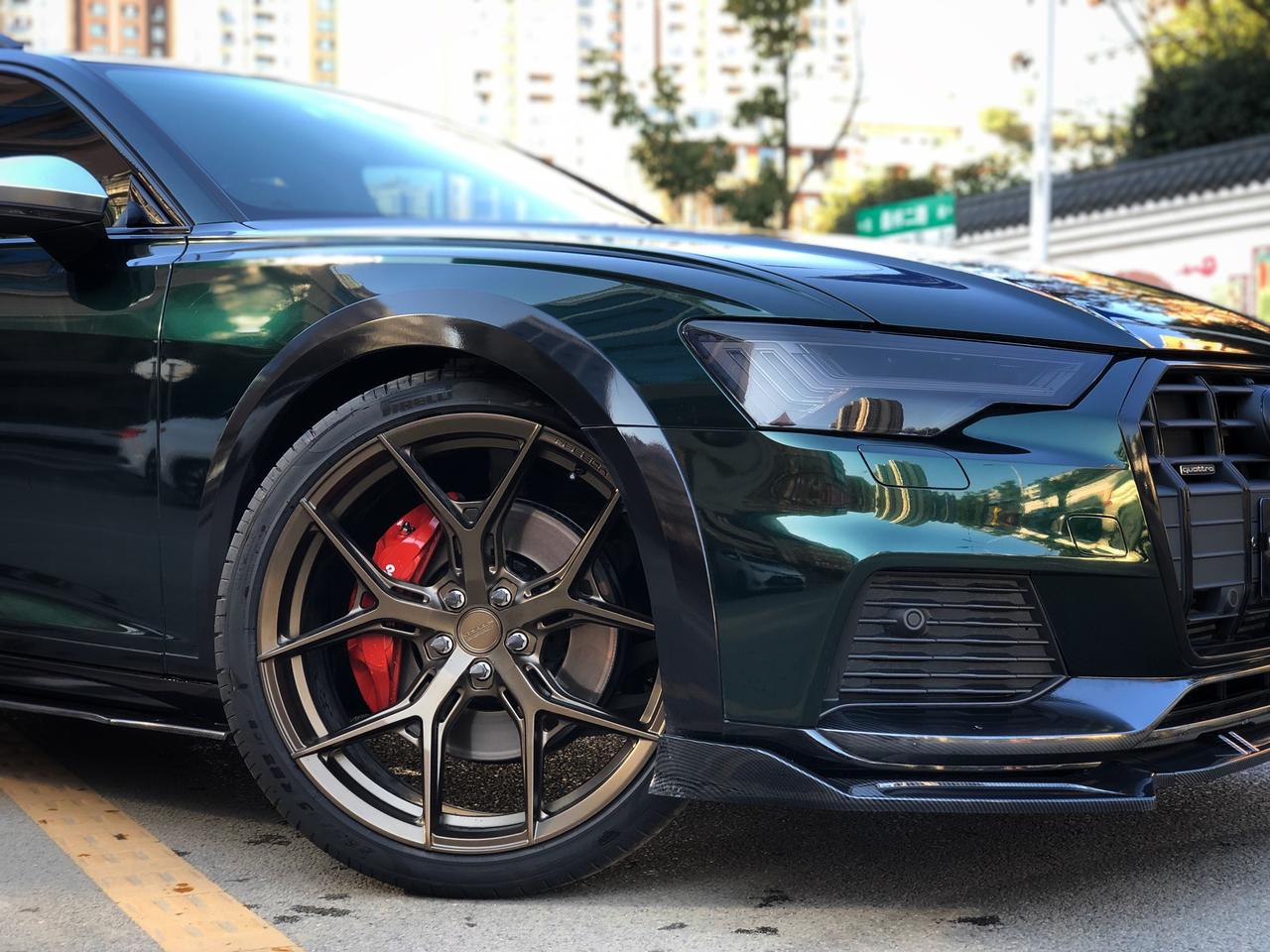 奥迪a6(进口)-沃森轮毂22寸混合锻造古铜色,喜欢的车友来参与讨论～?