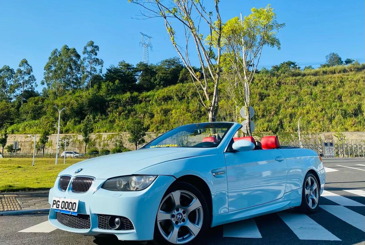 09年宝马325i进口敞篷11万出