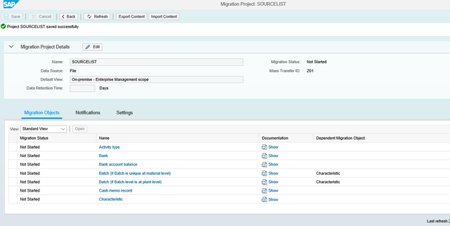 SAP S4HANA LTMC Practice - the first shot!