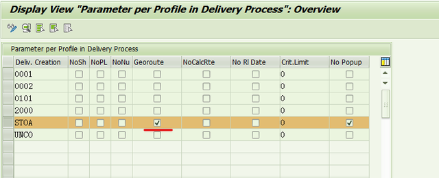 Delivery Automatic Creation for UB type STO