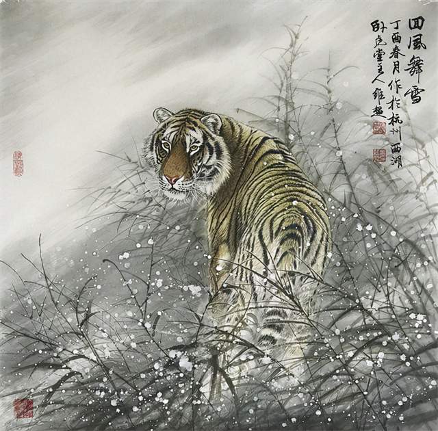 契合时代审美语境，著名画家吕维超精研当代中国工笔花鸟画的色彩表现