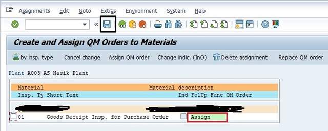 SAP QM Cost of Quality Inspection