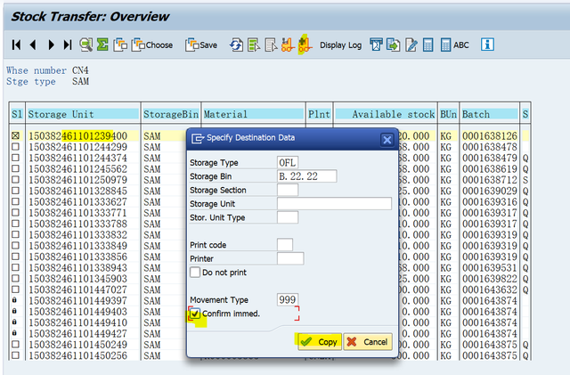 SAP WM LT10事務程式碼的一個坑？