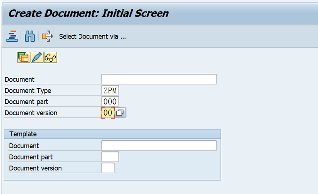 SAP MM 物料主資料的Document Data