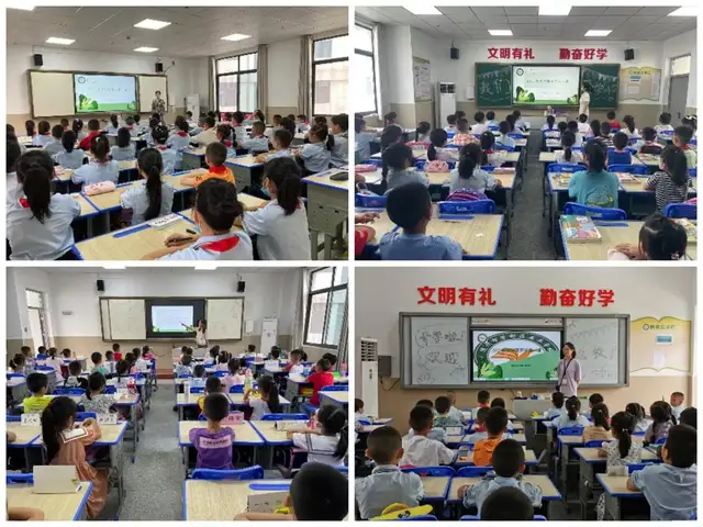 用爱浇灌 快乐起航——记曾都区五丰学校开学第一天开学第一天,学校迎接新生,安全有序入校