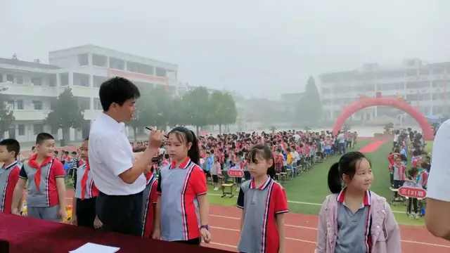 曾都区何店镇小学召开2021年秋开学典礼暨教师节庆祝大会开学典礼,新学期,梦想成长