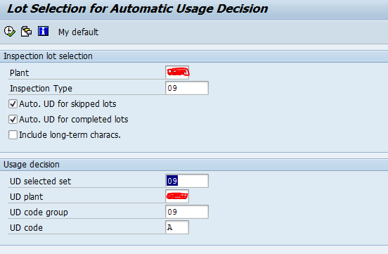 SAP QM Auto Usage Decision