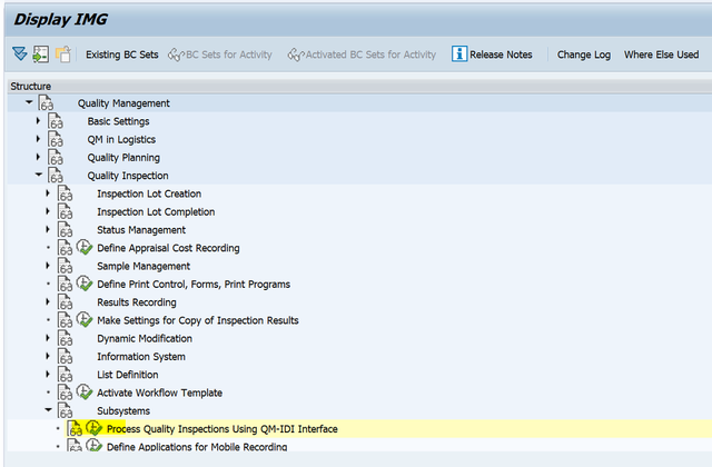 SAP QM-IDI 初探