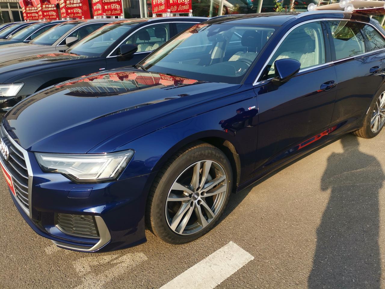 奥迪a6进口十一订a6avant45了纳瓦拉蓝请问什么颜色卖的最好
