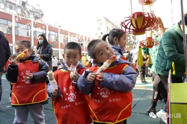 曾都区西城岁丰幼儿园：阳光耀童心·快乐逛庙会第二季幼儿园庙会,传统文化活动,中华节日体验