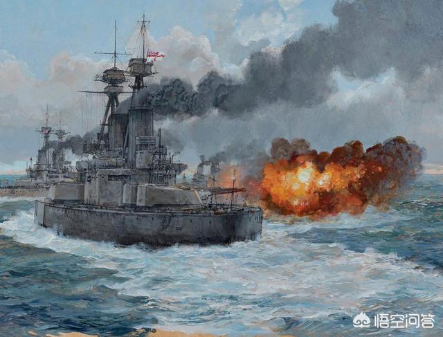 日德兰大海战是人类历史上最大规模的主力舰队决战,英德双方可谓是倾