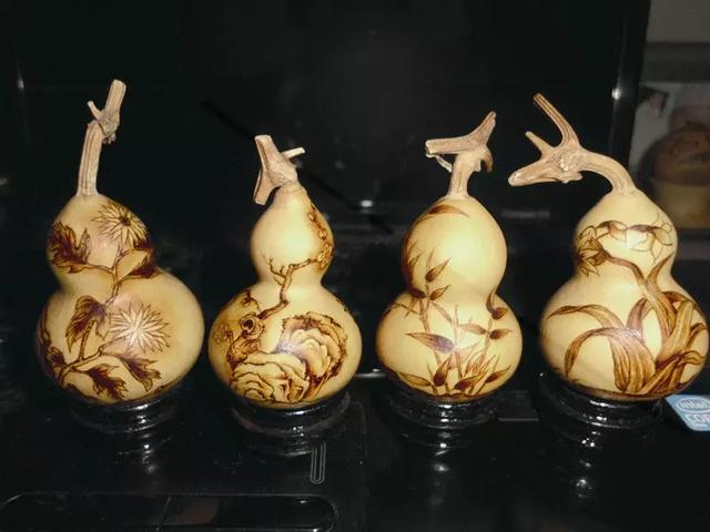 葫芦烙画素材图片大全(初学烙画葫芦简单图片)