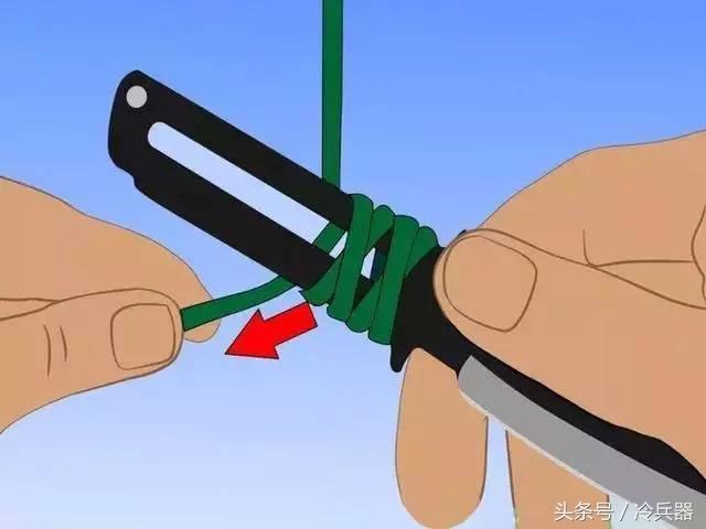 中国刀柄缠绳方法图片