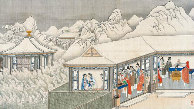 红楼梦—芦雪庵联雪景诗,看《红楼梦》中人下雪天在干什么