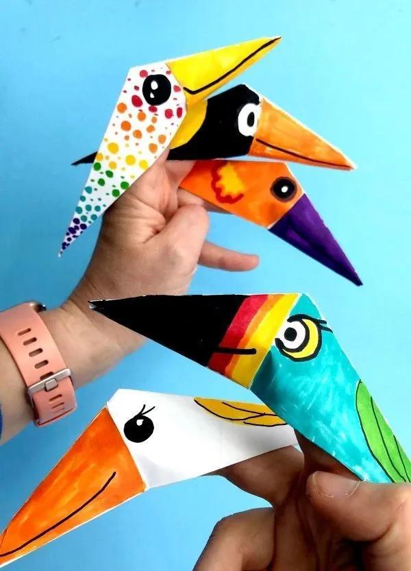 手工手指玩偶做法图片(手指玩偶故事表演)