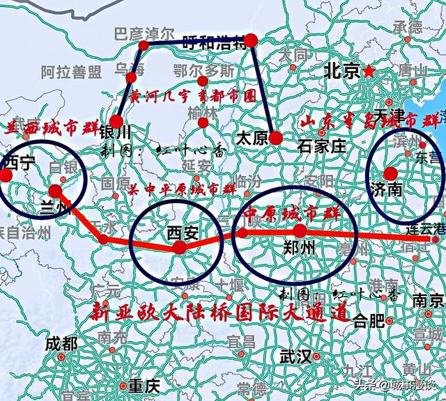 黄河经济带来了，将建设一轴两区五极，郑州、西安成为大赢家