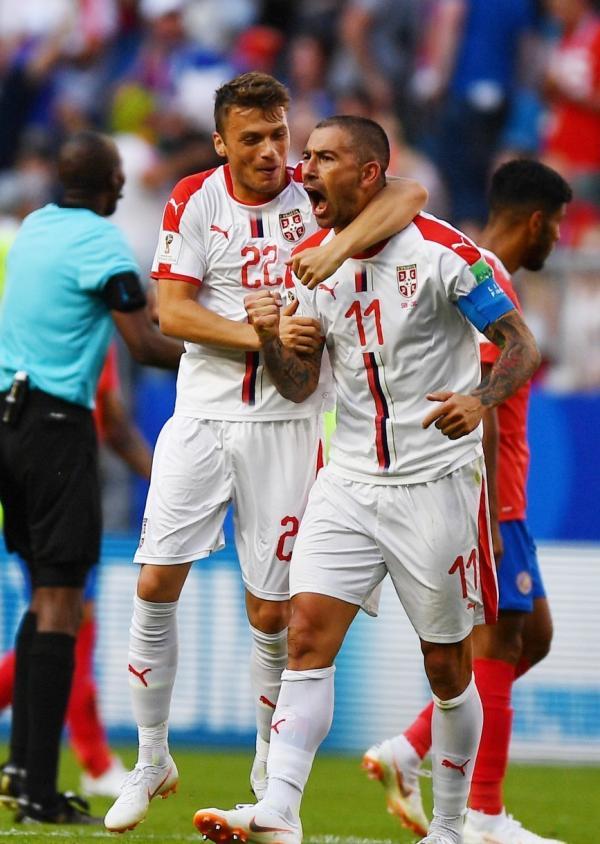 塞尔维亚1比0战胜哥斯达黎加，科拉罗夫精彩任意球破门