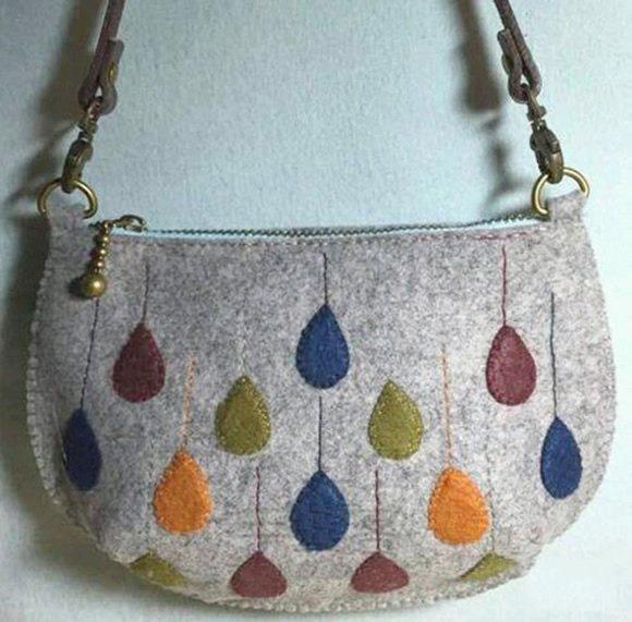 简单实用的不织布挎包手工制作教程,上班,逛街都可以随手拎上,将钱包