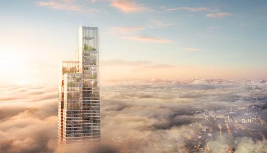 未来西部十大超级摩天楼—入围门槛超400米，镐蓉渝昆筑项目位列