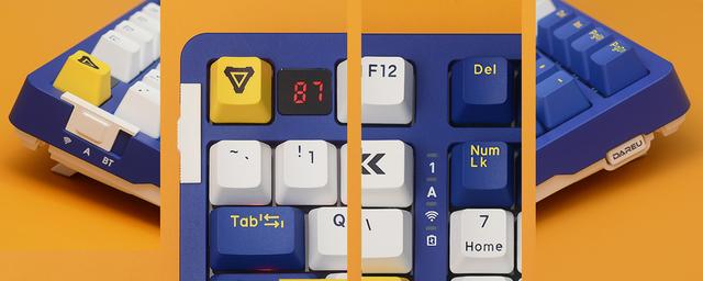 量产Gasket最佳手感，达尔优A98三模机械键盘