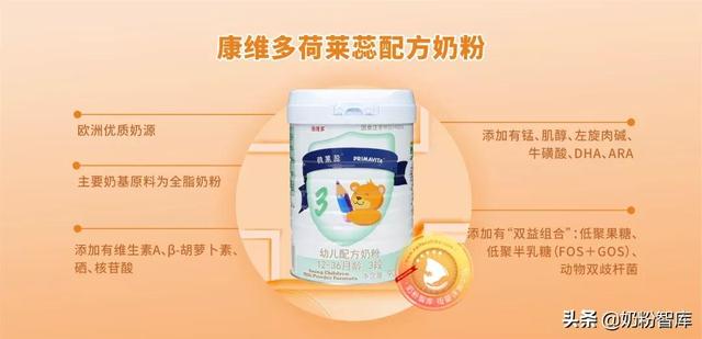 优质草饲奶源 | 康维多荷莱蕊配方奶粉深度评测来了