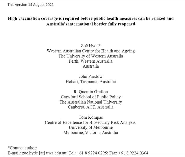 模型研究对澳大利亚放弃“动态清零”防疫策略的后果提出警告