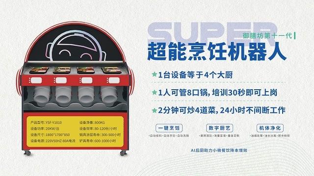 智能“炒菜机器人”牵手美团无人机 科技赋能餐饮行业转型升级